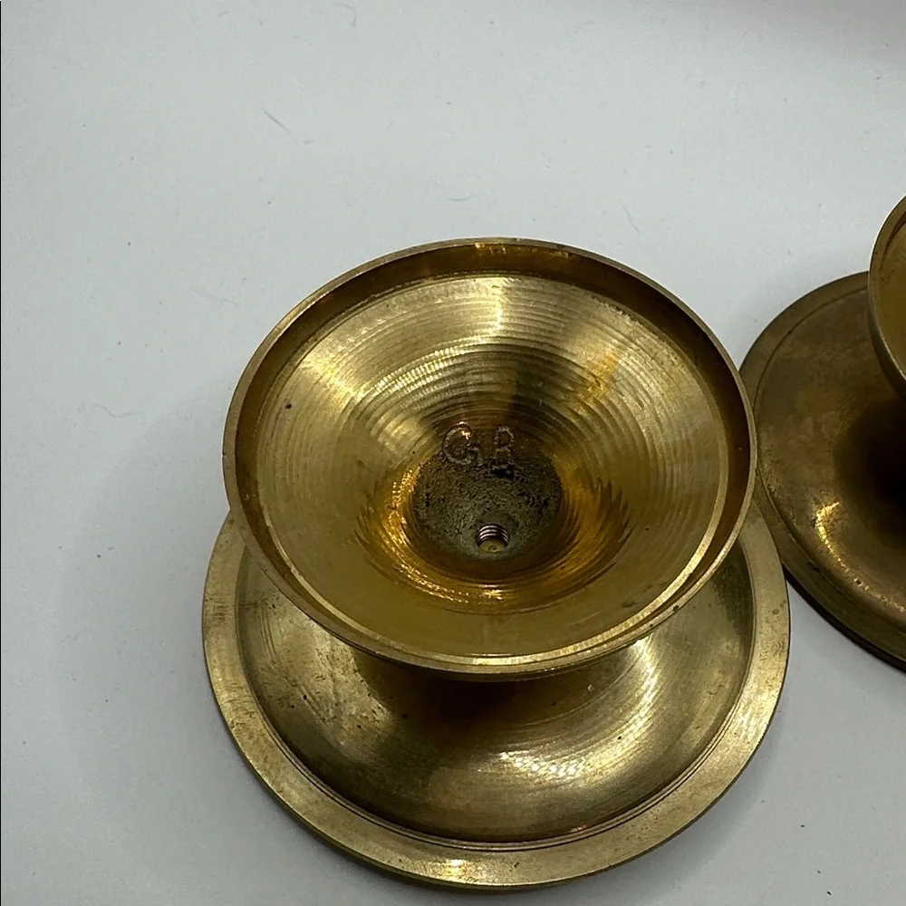 Elegant Gold Candle Holders